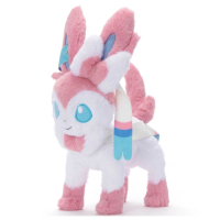 Officiële Pokemon knuffel Sylveon KutaKutaTatta 30cm Takara tomy (Medium)